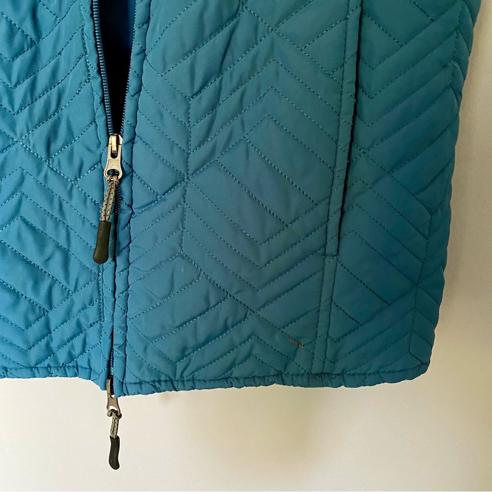 Blue Quilted Vest with pockets - Picture 3 of 6